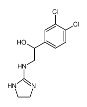 1-(3,4-dichloro-phenyl)-2-(4,5-dihydro-1H-imidazol-2-ylamino)-ethanol Structure