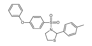 Thiazolidine, 2-(4-methylphenyl)-3-[(4-phenoxyphenyl)sulfonyl]- (9CI) picture