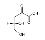 (S)-4,5-dihydroxy-2-oxopentanoic acid Structure