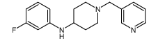 N-(3-fluorophenyl)-1-(pyridin-3-ylmethyl)piperidin-4-amine Structure