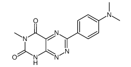 3-(p-dimethylaminophenyl)-6-methylpyrimido<5,4-e>as-triazine-5,7(6H,8H)-dione结构式