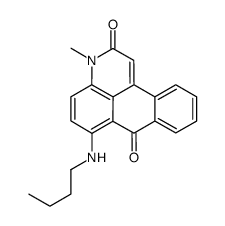 6-(butylamino)-3-methyl-3H-naphtho[1,2,3-de]quinoline-2,7-dione Structure