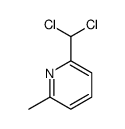 2-(dichloromethyl)-6-methylpyridine结构式