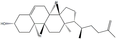 26,27-Dinorergosta-5,24-dien-3β-ol Structure