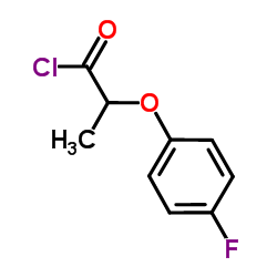 2-(4-Fluorophenoxy)propanoyl chloride structure