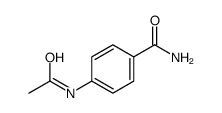 4-acetamidobenzamide Structure