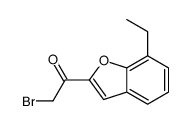 2-Bromoacetyl-7-ethylbenzofuran Structure