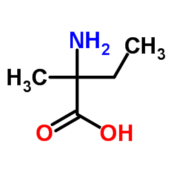 (S)-2-AMINO-2-METHYLBUTYRIC ACID Structure