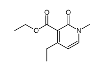 4-ethyl-1-methyl-2-oxo-1,2-dihydro-pyridine-3-carboxylic acid ethyl ester Structure