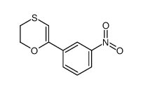 6-(3-nitrophenyl)-2,3-dihydro-1,4-oxathiine Structure