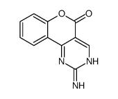 2-aminochromeno[4,3-d]pyrimidin-5-one结构式