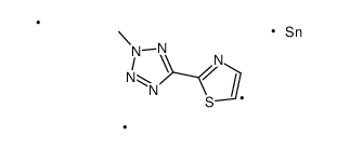 trimethyl-[2-(2-methyltetrazol-5-yl)-1,3-thiazol-5-yl]stannane Structure