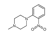 1-methyl-4-(2-nitrophenyl)piperazine structure