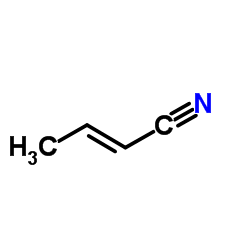 (2E)-2-Butenenitrile Structure