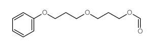 1-Propanol, 3- (3-phenoxypropoxy)-, formate Structure