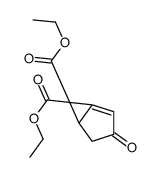 diethyl 3-oxobicyclo[3.1.0]hex-1-ene-6,6-dicarboxylate Structure