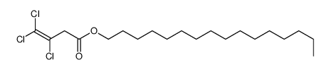 hexadecyl 3,4,4-trichlorobut-3-enoate Structure