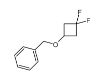 ((3,3-difluorocyclobutoxy)Methyl)benzene结构式