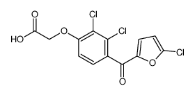 [4-[(5-Chlorofuran-2-yl)carbonyl]-2,3-dichlorophenoxy]acetic acid结构式