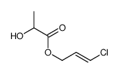 3-chloroprop-2-enyl 2-hydroxypropanoate Structure