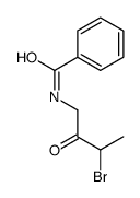 N-(3-bromo-2-oxobutyl)benzamide结构式