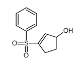 3-(benzenesulfonyl)cyclopent-2-en-1-ol Structure