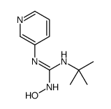 2-tert-butyl-1-hydroxy-3-pyridin-3-ylguanidine结构式