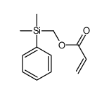 [dimethyl(phenyl)silyl]methyl prop-2-enoate Structure