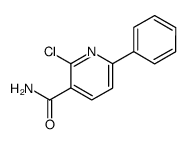 2-chloro-6-phenyl-nicotinamide Structure