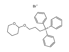 3-(2-tetrahydropyranyloxy)propyltriphenylphosphonium bromide Structure