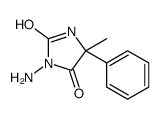 3-amino-5-methyl-5-phenylimidazolidine-2,4-dione结构式