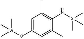 N-[2,6-Dimethyl-4-[(trimethylsilyl)oxy]phenyl]-1,1,1-trimethylsilanamine结构式