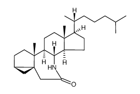 (3aR,4aR,6aR,6bR,8aR,9R,11aR,11bS)-6a,8a-dimethyl-9-((R)-6-methylheptan-2-yl)tetradecahydro-1H-cyclopropa[2,3]cyclopenta[1,2-d]indeno[4,5-b]azepin-2(3H)-one Structure