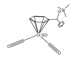 tricarbonyl[trimethyl[(η6-phenyl)phenylmethoxy]silane]chromium结构式