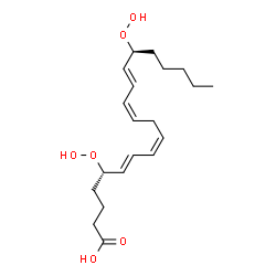 5,15-dihydroperoxyeicosatetraenoic acid structure