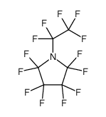 2,2,3,3,4,4,5,5-octafluoro-1-(pentafluoroethyl)-Pyrrolidine结构式