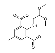 N-(2,2-dimethoxyethyl)-4-methyl-2,6-dinitroaniline Structure