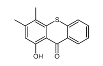 1-hydroxy-3,4-dimethylthioxanthen-9-one Structure