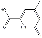 4-methyl-6-oxo-1,6-dihydropyridine-2-carboxylic acid结构式