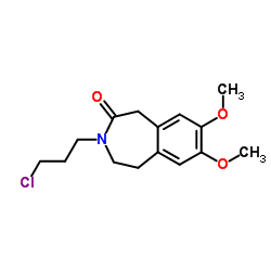 3-(3-氯丙基)-7,8-甲氧基-1,3,4,5-四氢-2H-3-苯并氮杂卓-2-酮图片