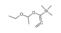 1-(1-Ethoxyethoxy)-1-trimethylsilyl-1,2-propadiene Structure