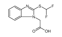 [2-[(DIFLUOROMETHYL)THIO]-1H-BENZIMIDAZOL-1-YL]ACETIC ACID图片