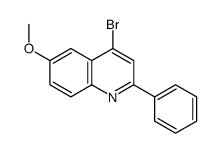 4-bromo-6-methoxy-2-phenylquinoline Structure