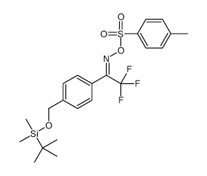 1-[4-[[[(1,1-Dimethylethyl)dimethylsilyl]oxy]Methyl]phenyl]-2,2,2-trifluoro-ethanone O-[(4-Methylphenyl)sulfonyl]oxiMe图片