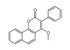 4-methoxy-3-phenylbenzo[h]chromen-2-one结构式