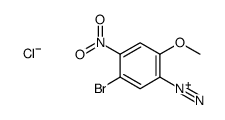 5-bromo-2-methoxy-4-nitrobenzenediazonium,chloride结构式