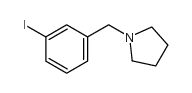 1-(3-碘苄基)吡咯烷结构式