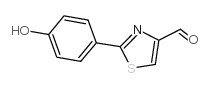 2-(4-Hydroxy-phenyl)-thiazole-4-carbaldehyde Structure