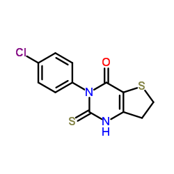 3-(4-Chlorophenyl)-2-sulfanyl-6,7-dihydrothieno[3,2-d]pyrimidin-4(3H)-one picture