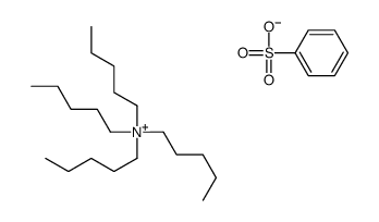 benzenesulfonate,tetrapentylazanium Structure